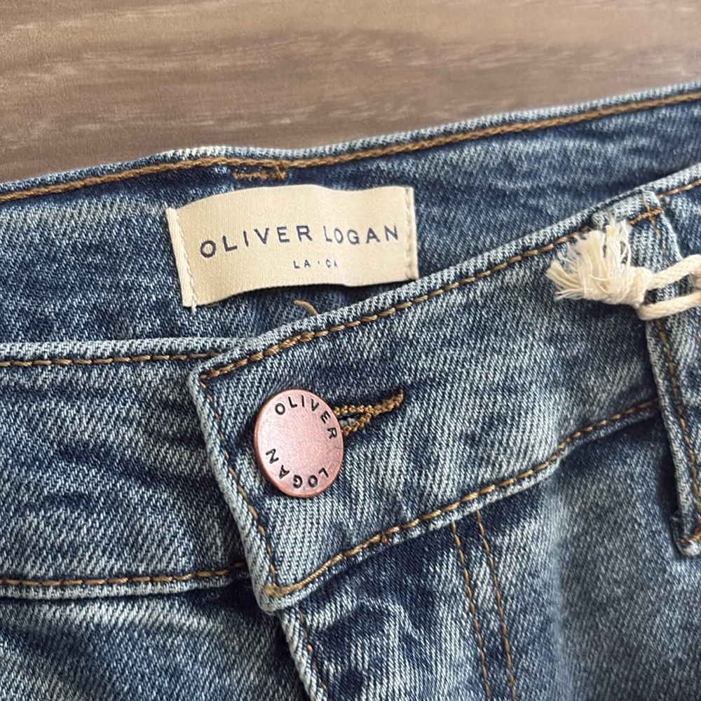 NWT Oliver Logan Blue denim jeans Crosby Size 4/27 - Picture 2 of 8